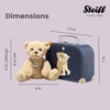 image:imageSteiff Ben Teddy Bear in Suitcase Beige Premium Stuffed Animal Plush  2022 Amazon Exclusive Small