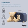 image:imageSteiff Ben Teddy Bear in Suitcase Beige Premium Stuffed Animal Plush  2022 Amazon Exclusive Small