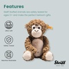 image:imageSteiff Bodo Monkey Premium Stuffed Animal Jungle Animal Plush Toy for Kids Brown 1230cm