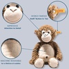 image:imageSteiff Bodo Monkey Premium Stuffed Animal Jungle Animal Plush Toy for Kids Brown 1240cm1575