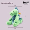image:imageSteiff Bronko Brontosaurus Premium Dinosaur Stuffed Animal Stuffed Dino Brontosaurus Plush Stuffed Animal for Ages 0 OrangeBlue 11Green and Blue