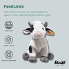image:imageSteiff Cobb Cow Plush Toy Plush Farm Animal Premium Stuffed Animal Cow for Kids Black amp White 9