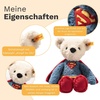 image:imageSteiff DC Superhero Teddy Bear  Officially Licensed Plush Toy Collectible Premium Soft Stuffed Animal for Kids amp Collectors DC Superman 12 TallSuperman