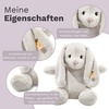 image:imageSteiff Hoppie Rabbit Premium 15 Stuffed Animal Toy Soft Cuddly Friends for Girls Boys amp Kids Light Grey15 in