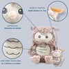 image:imageSteiff Ollie Owl Premium Owl Musical Stuffed Animal 06 or 612 Months Baby Musical Toys Baby Pull Toy for Babies Soft Cuddly Friends Ros Brown 8