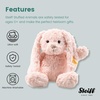 image:imageSteiff Pink Rabbit with Long Floppy Ears Plus Stuffed Animal Toy Friend 12Pink