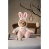 image:imageSteiff Teddy Bear in Bunny Hoodie Costume Year of the Rabbit Teddybear Stuffed Animal Plush Bear Cuddly Toy Machine Washable 11 inches