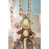 image:imageSteiff Teddy Bear in Bunny Hoodie Costume Year of the Rabbit Teddybear Stuffed Animal Plush Bear Cuddly Toy Machine Washable 11 inches