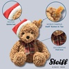 image:imageSteiff The Original Teddy Bear  Soft Cuddly Friends Premium Plush Stuffed Animal Classic Jimmy Christmas 12 Tall12