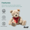 image:imageSteiff The Original Teddy Bear  Soft Cuddly Friends Premium Plush Stuffed Animal Classic Jimmy Christmas 12 Tall14