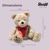 image:imageSteiff The Original Teddy Bear  Soft Cuddly Friends Premium Plush Stuffed Animal Classic Jimmy Christmas 12 Tall14
