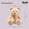 image:imageSteiff The Original Teddy Bear  Soft Cuddly Friends Premium Plush Stuffed Animal Classic Jimmy Christmas 12 Tall22 inches