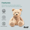 image:imageSteiff The Original Teddy Bear  Soft Cuddly Friends Premium Plush Stuffed Animal Classic Jimmy Christmas 12 Tall22 inches