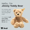 image:imageSteiff The Original Teddy Bear  Soft Cuddly Friends Premium Plush Stuffed Animal Classic Jimmy Christmas 12 Tall8 inches