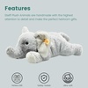 image:imageSteiff Wild Animals Elna Elephant Plush Stuffed Animal Toy Grey 11Light Grey
