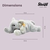 image:imageSteiff Wild Animals Elna Elephant Plush Stuffed Animal Toy Grey 11Light Grey