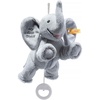 image:imageSteiff Ellie Elephant Musical Pull Toy 10 inch Light Grey Peaceful Lullaby Plush Elefant Cuddly Soft Plush Machine Washable