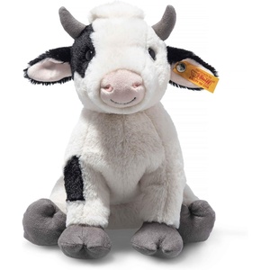 image:imageSteiff Cobb Cow Plush Toy Plush Farm Animal Premium Stuffed Animal Cow for Kids Black amp White 9