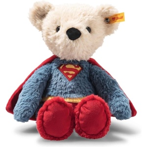 image:imageSteiff DC Superhero Teddy Bear  Officially Licensed Plush Toy Collectible Premium Soft Stuffed Animal for Kids amp Collectors DC Superman 12 TallSuperman