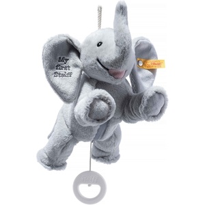 image:imageSteiff Ellie Elephant Musical Pull Toy 10 inch Light Grey Peaceful Lullaby Plush Elefant Cuddly Soft Plush Machine Washable