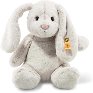 image:imageSteiff Hoppie Rabbit Premium 15 Stuffed Animal Toy Soft Cuddly Friends for Girls Boys amp Kids Light Grey11