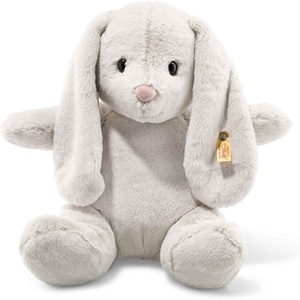 image:imageSteiff Hoppie Rabbit Premium 15 Stuffed Animal Toy Soft Cuddly Friends for Girls Boys amp Kids Light Grey15 in