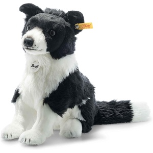image:imageJaycee Border Collie 11 Premium Stuffed Animal BlackWhite