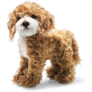 image:imageSteiff Ricky 11 Cockapoo Mohair Plush Premium Stuffed Animal Russet RedBrown