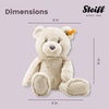 image:imageSteiff Bearzy Teddy Bear Floppy Friend Plush Stuffed Animal Toy with Embroidered Eyes Beige 11Beige