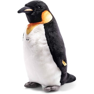 image:imageSteiff Palle King Penguin Premium Realistic XL Stuffed Animal Penguin Lifelike Arctic Animal Plush Toys Plushy Toy for Girls Boys and Kids Gray amp White 20