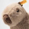 image:imageSteiff Chip Capybara 9 Stuffed Animal Cuddly Soft Beige Plush Warm Brown Coloring Sitting Plush Capybara with pellets in Paws and Bottom for Stability Safety Eyes Machine Washable
