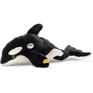 image:imageSteiff Ozzie Orca Stuffed Animal Whale with Squeaker Black and White 15 inch Premium Collectible Plush Animal Medium